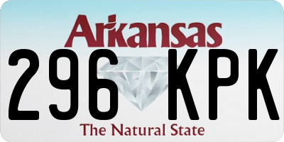 AR license plate 296KPK