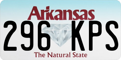 AR license plate 296KPS