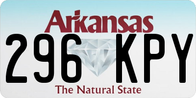 AR license plate 296KPY