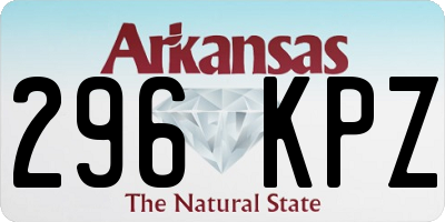 AR license plate 296KPZ