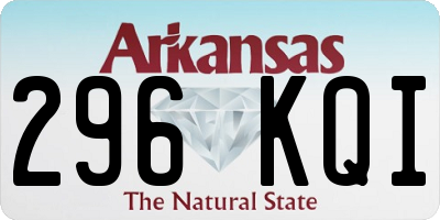 AR license plate 296KQI