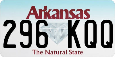 AR license plate 296KQQ