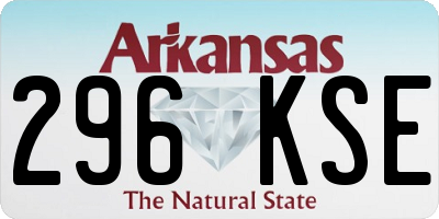 AR license plate 296KSE