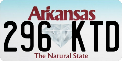 AR license plate 296KTD