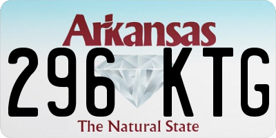 AR license plate 296KTG