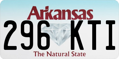 AR license plate 296KTI