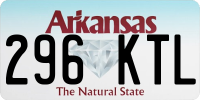 AR license plate 296KTL