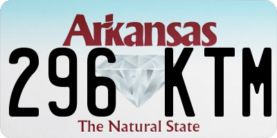 AR license plate 296KTM