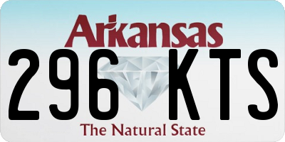 AR license plate 296KTS