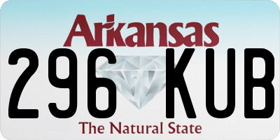 AR license plate 296KUB