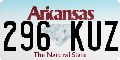 AR license plate 296KUZ