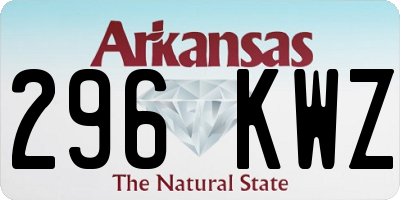 AR license plate 296KWZ