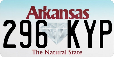 AR license plate 296KYP
