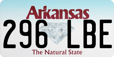 AR license plate 296LBE