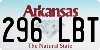 AR license plate 296LBT