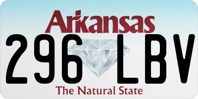 AR license plate 296LBV