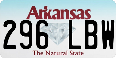 AR license plate 296LBW