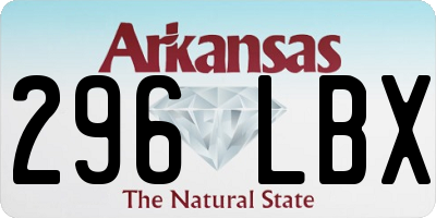 AR license plate 296LBX