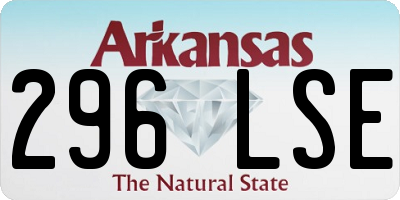 AR license plate 296LSE