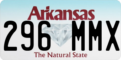 AR license plate 296MMX