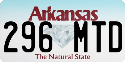 AR license plate 296MTD