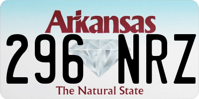 AR license plate 296NRZ