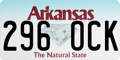 AR license plate 296OCK