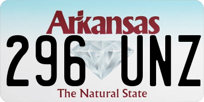 AR license plate 296UNZ