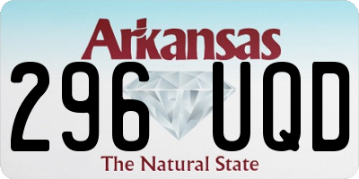 AR license plate 296UQD