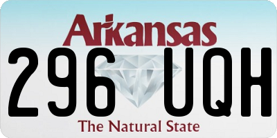 AR license plate 296UQH