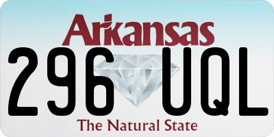 AR license plate 296UQL