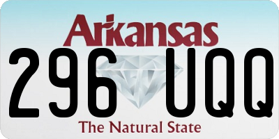 AR license plate 296UQQ