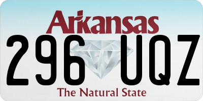 AR license plate 296UQZ