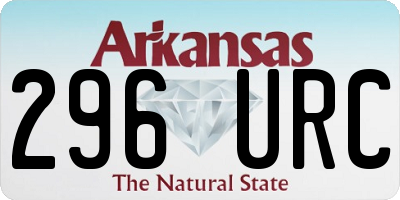 AR license plate 296URC