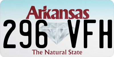 AR license plate 296VFH