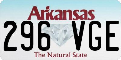 AR license plate 296VGE