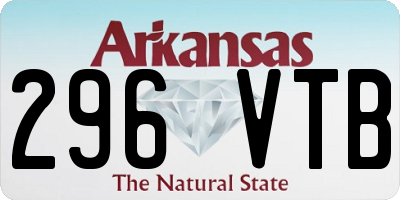 AR license plate 296VTB