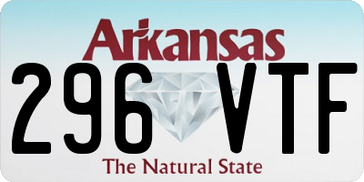 AR license plate 296VTF