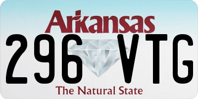AR license plate 296VTG