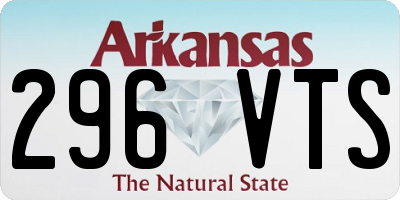 AR license plate 296VTS