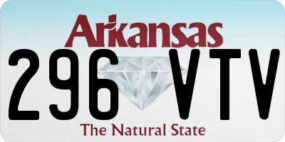 AR license plate 296VTV