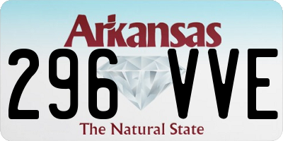 AR license plate 296VVE