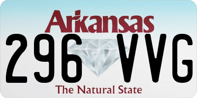 AR license plate 296VVG