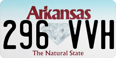 AR license plate 296VVH