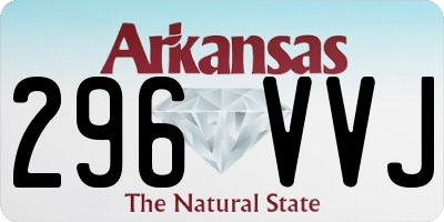 AR license plate 296VVJ