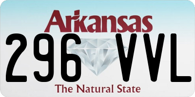 AR license plate 296VVL