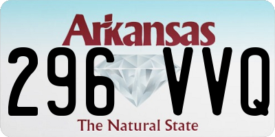 AR license plate 296VVQ