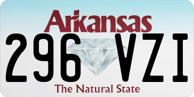 AR license plate 296VZI