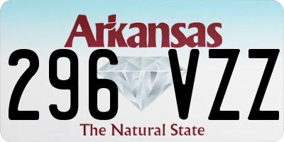 AR license plate 296VZZ