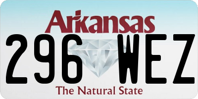 AR license plate 296WEZ